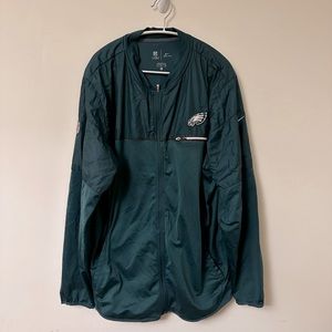 NFL ONFIELD APPAREL DRI-FIT NIKE Windbreaker, XL Eagles